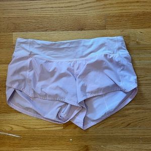 Strawberry pink lululemon shorts